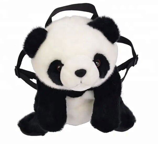 Plush panda backpacks and plush panda schoolbag panda bookbag for Boys and Girls 2