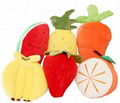 Cute Fruit Plush Toys Colorful Stuffed