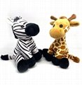 Baby giraffe plush giraffe stuffed animal plush baby toys Stuffed Zoo Animals  4