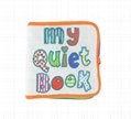 Customized my quiet book plush training book soft activity book baby cloth books