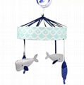 Baby bed bell Baby Musical Crib Bell Musical Crib Mobile music animal crib mobil 7