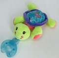 Baby Pacifier Animal Pacifier Holder Plush Toy Clips Stuffed Animal Pacifier 7