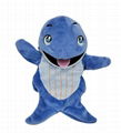 Baby plush toys whale hand puppet sea life puppet sea animal hand puppets 