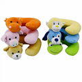 U Shape Neck Pillow Animal neck pillow Kids Travel Pillow plushy neck pillows  1