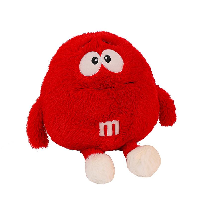 M&M Plush M And M Plush MM Bear Plush Toy Doll Pillow M World Beanie
