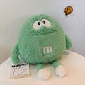 M&M Plush M And M Plush MM Bear Plush Toy Doll Pillow M World Beanie Plush 7