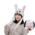 Plush Hat Moving Ears Moving Rabbit Ears Hat Moving Ear Hat Animal Jumping Hats 
