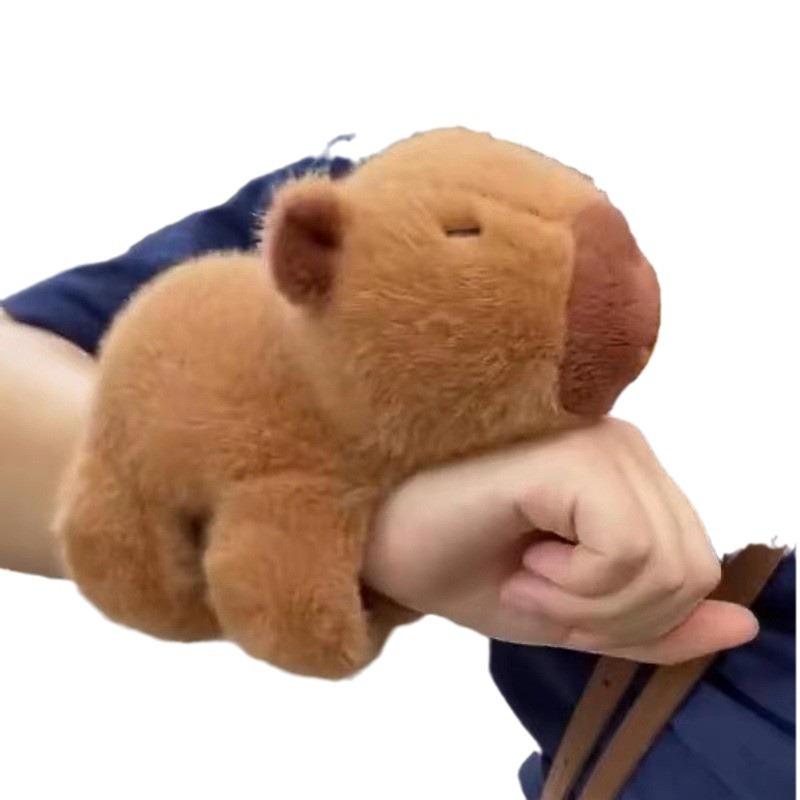 Slap Bracelet Plush Animal Slap Bracelets Plush Slap Bracelet Capybara Bracelet  2