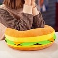 Giant Hamburger Plush toys Burger Plush pillow hamburger cushion 