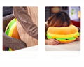 Giant Hamburger Plush toys Burger Plush pillow hamburger cushion  12