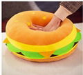 Giant Hamburger Plush toys Burger Plush pillow hamburger cushion  2