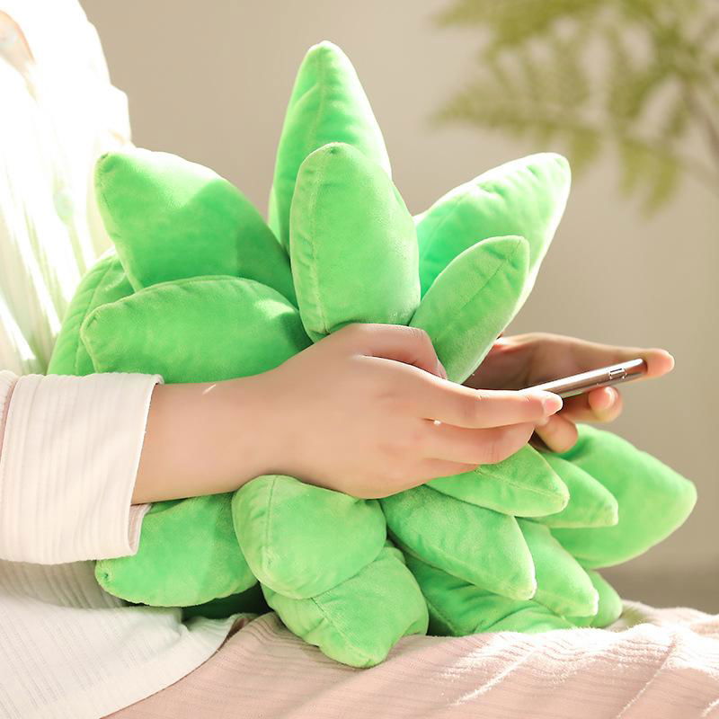 Super soft  succulent pillows cactus pillow plush plants pillow garna pillow 5