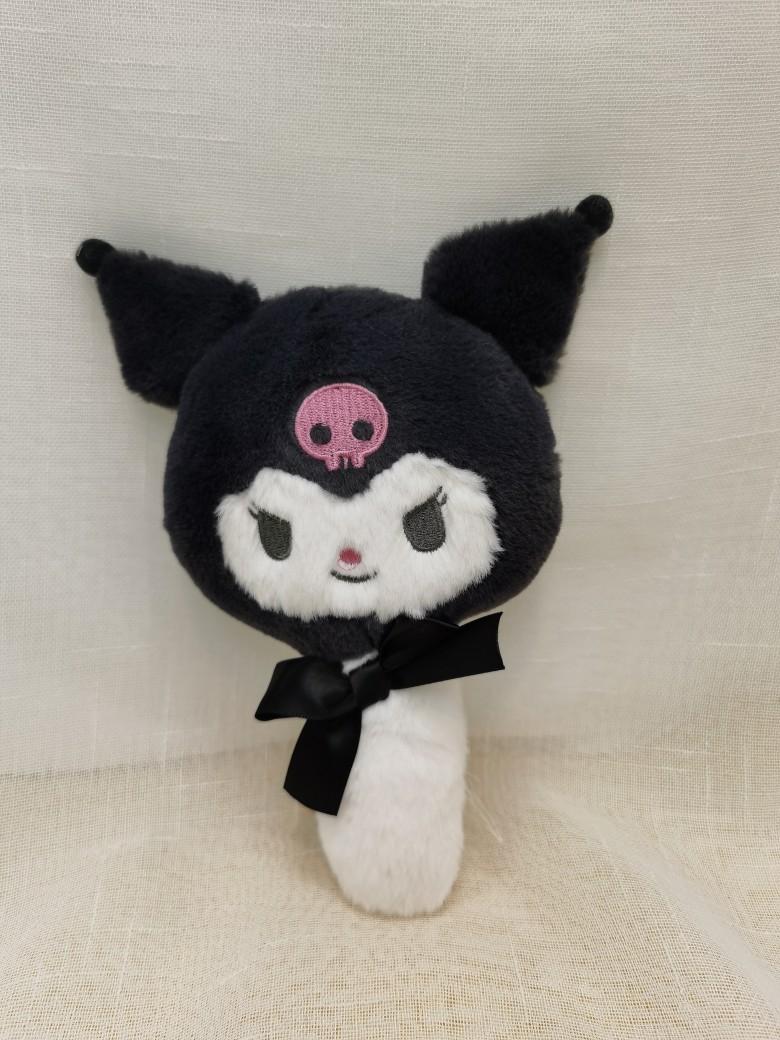 Cartoon Plush Hand Mirror Plush Makeup Mirror Cute Kitty Cosmetic