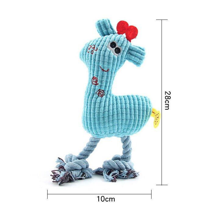 Plush pet toys dog play knitted toys knitted dog toys dog teeth clean toys 2