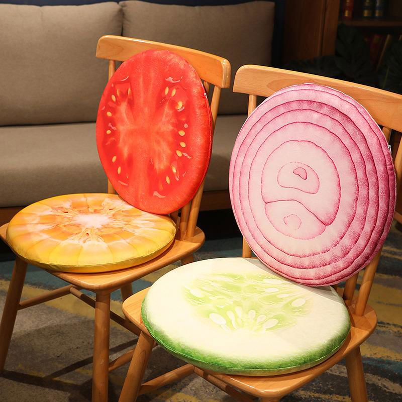 Various vegetable and fruit plush cushions fruit seat cushion fruit seat pad 2