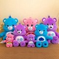 Promotional rainbow bears stuffed animals care bears plush toys lucky bear gifts