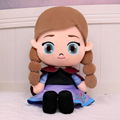 Frozen Elsa Anna plush doll Disney queen Anna doll Elsa plush action figures