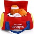 My first sports bag baby children football basketball baseball sport bags plush  5