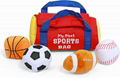 My first sports bag baby children football basketball baseball sport bags plush  8