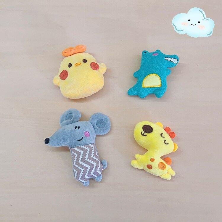 High Quality Cotton Inside Set Toys Pet Plush Dog Cat Chew Squeaky Stuffed Toys 5