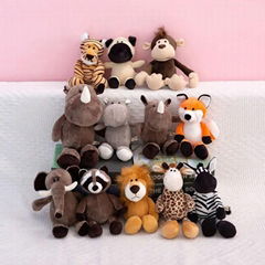 Wild animals plush toys Jungle stuffed animals safari plush toys woodland plush