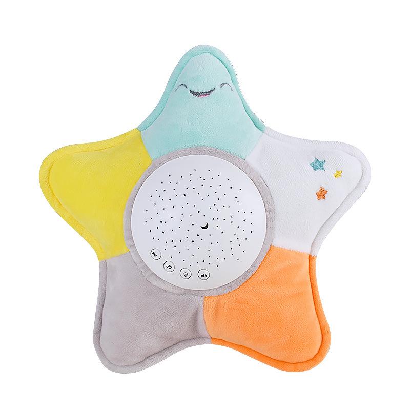 Stuffed Sleep LED Night Lamp Plush Toys With Music & Stars Projector Light toys