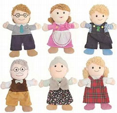 Family Hand Puppets Toys Role-Play Toy Puppets for Kids Imaginative Pretend Play