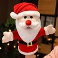 Christmas Hand Plush Puppet Toy Finger Puppet Stuffed Animal Toy for Kids Gift