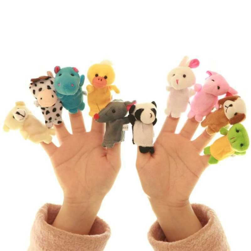 OEM hand puppet doll finger puppet with different style animal finger puppet