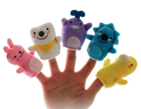 OEM hand puppet doll finger puppet with different style animal finger puppet 2