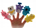 OEM hand puppet doll finger puppet with different style animal finger puppet