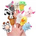 OEM hand puppet doll finger puppet with different style animal finger puppet