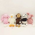 Cute Striped Animals Plush Toys For Children Stuffed Animal Kids Sleeping Doll