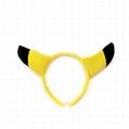 Pikachu plush hair accessories plush hairhand animal ears hairband hair hoop 2