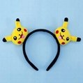 Pikachu plush hair accessories plush hairhand animal ears hairband hair hoop 3