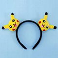 Pikachu plush hair accessories plush hairhand animal ears hairband hair hoop