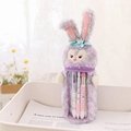 Cute Pencil Case Plush Pouch Teen Girl Gift Bag Make Up Case Anime Cosmetic Bag 3