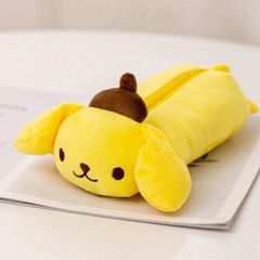 Anime pencil case pen case plush pencil pouch fluffy pencil case animal pen case