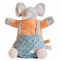 Soft Plush Hand Puppet Security Blanket