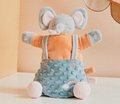 Soft Plush Hand Puppet Security Blanket Babies Puppet Blanket Animal Security  7