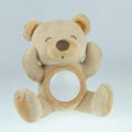 Cute plush bear kids night light with touch sensor LED night light plush toy 