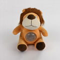 Cute plush bear kids night light with touch sensor LED night light plush toy 