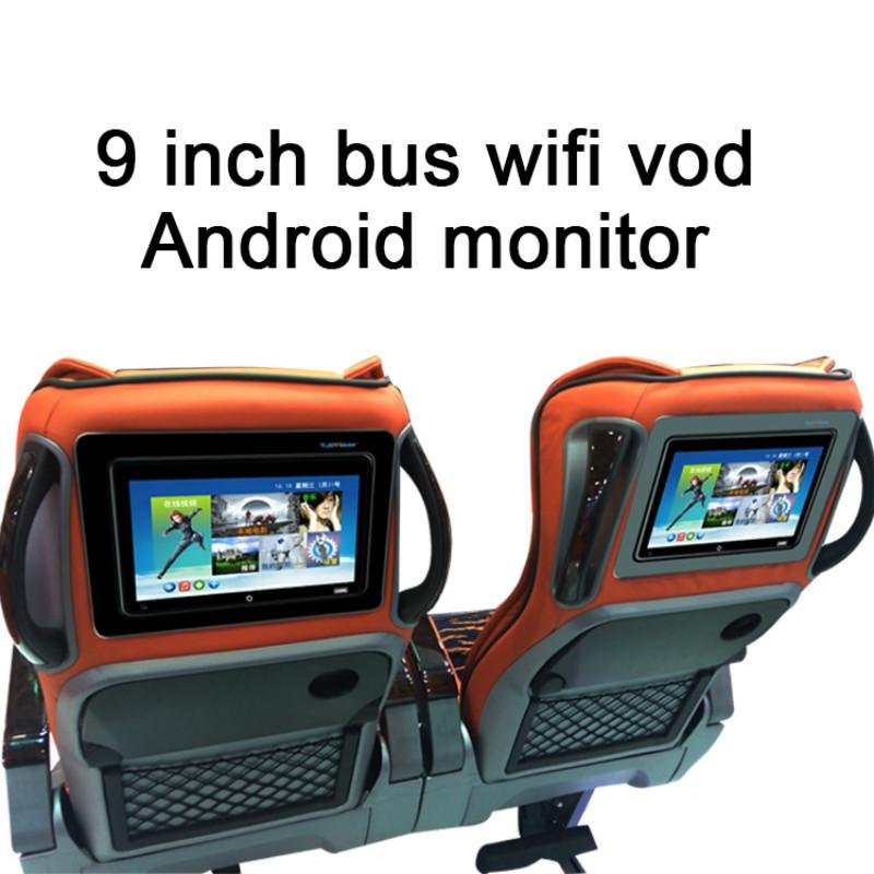 9 inch bus wifi vod    Android monitor 