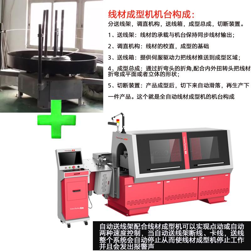 Supermarket shelf barbed wire hook bending machine 3