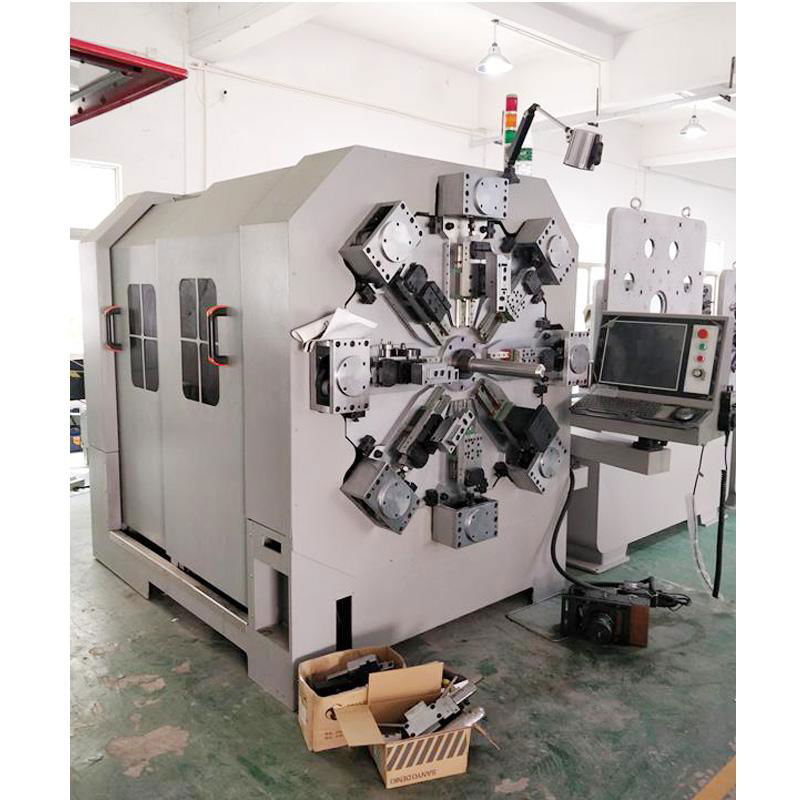1.2-4.8mm 12 Axes Wire Rotating Spring Forming Machine  3
