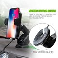 automatical expansion car mount with fast wireless charging  for iphone and sams 2