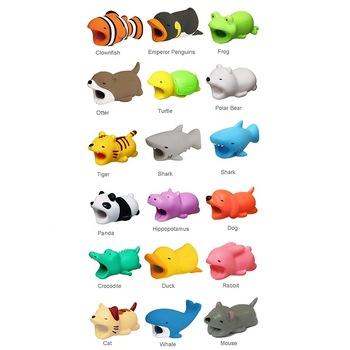 various accessories animal cable bites protector for mobile phone 3