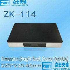 zk-114 media player shell metal enclosure aluminum box