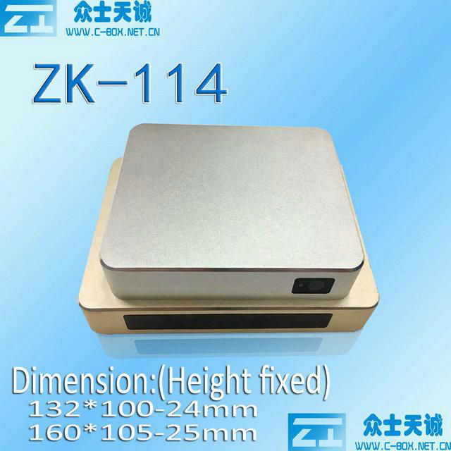 zk-114 media player shell metal enclosure aluminum box 5