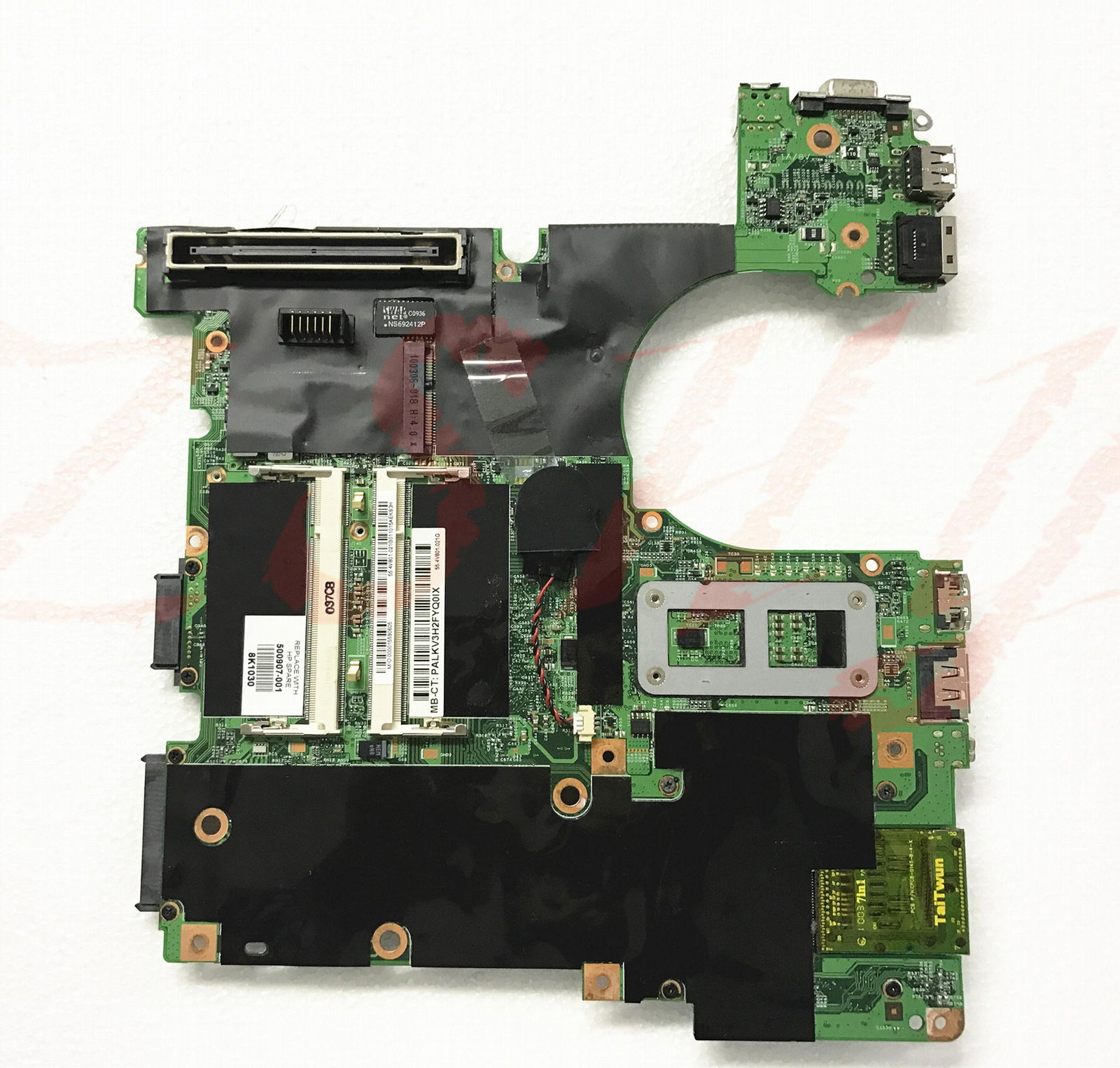 500907-001 for hp elitebook 8530p 8530w laptop motherboard ddr2 07224-3 48.4v801